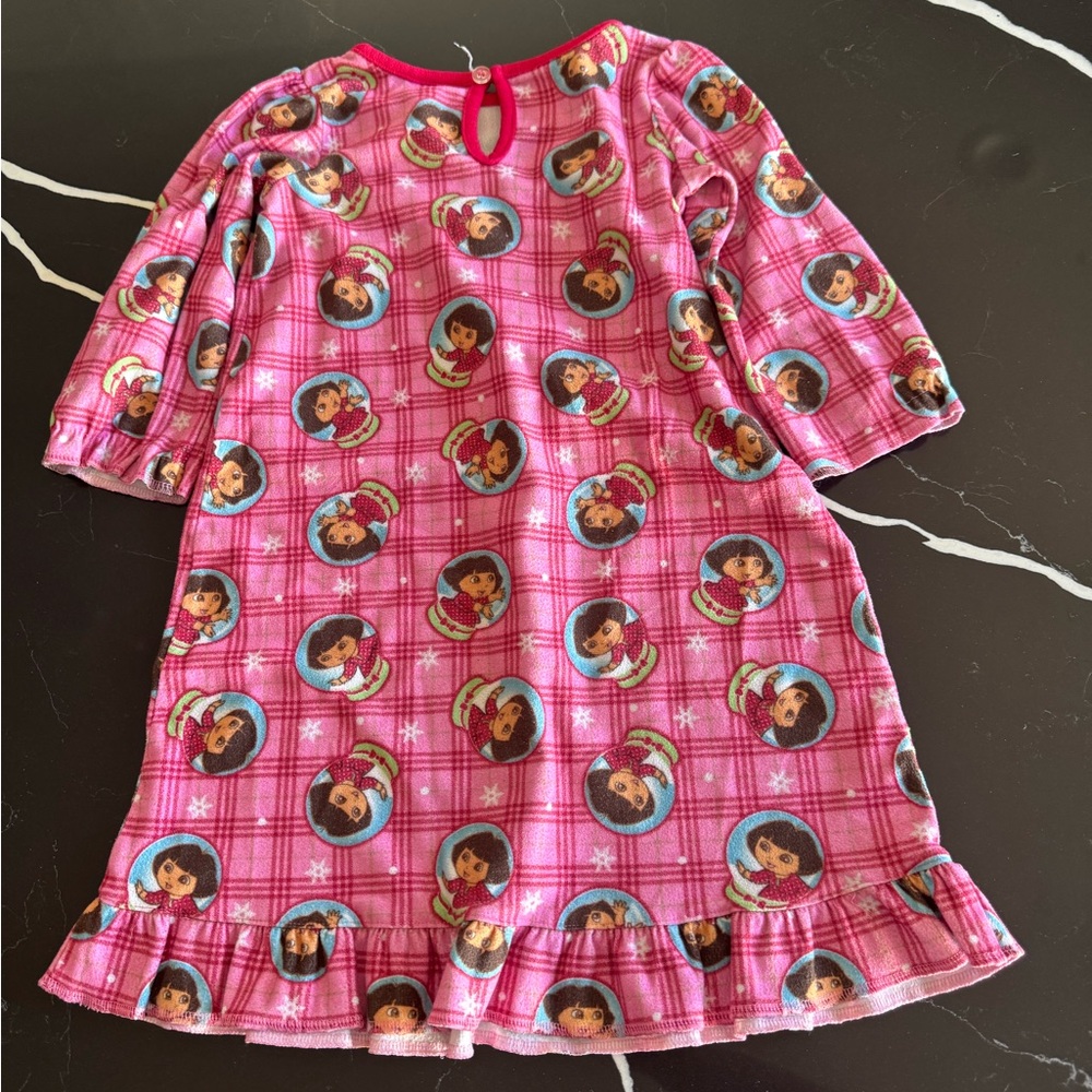Nickelodeon‎ Dora Nightgown with Cartoon Characters - Picture 5 of 5